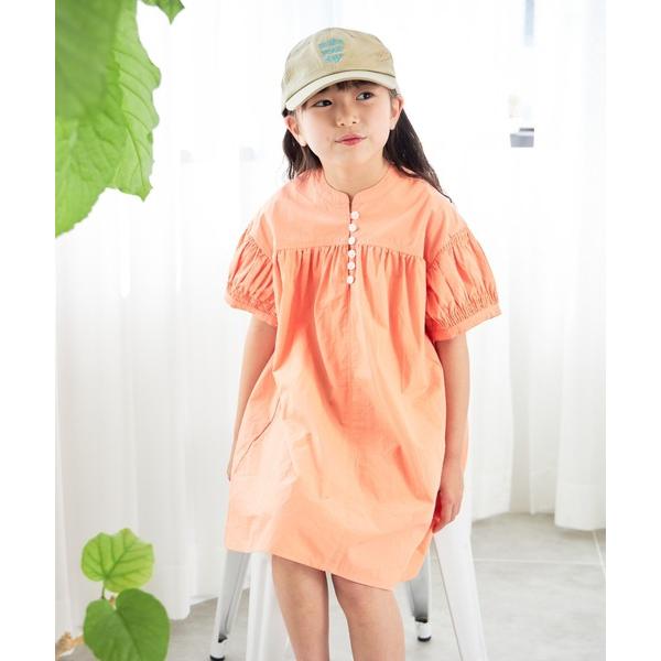 ワンピース ヨーク切替シャツワンピース80〜140cm キッズ 子供服 女の子