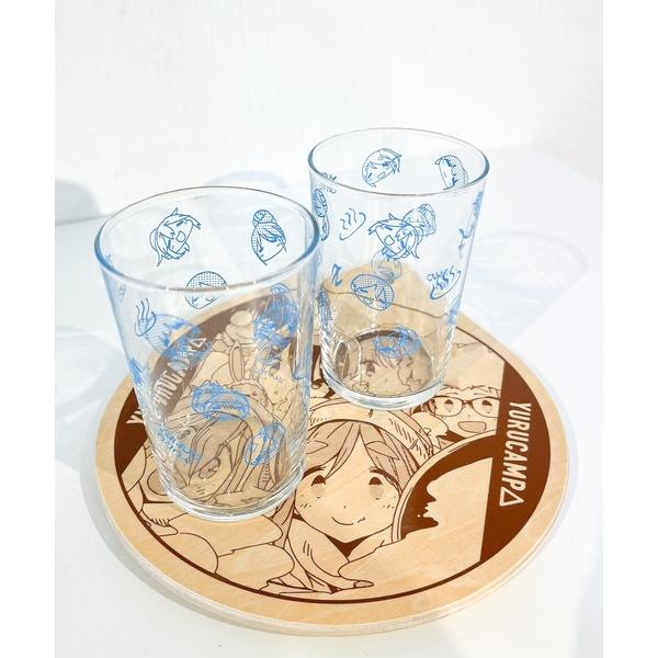 食器 メンズ 「 ゆるキャン 」 湯上りガラスコップセット AKRYUR CUP SET ACR