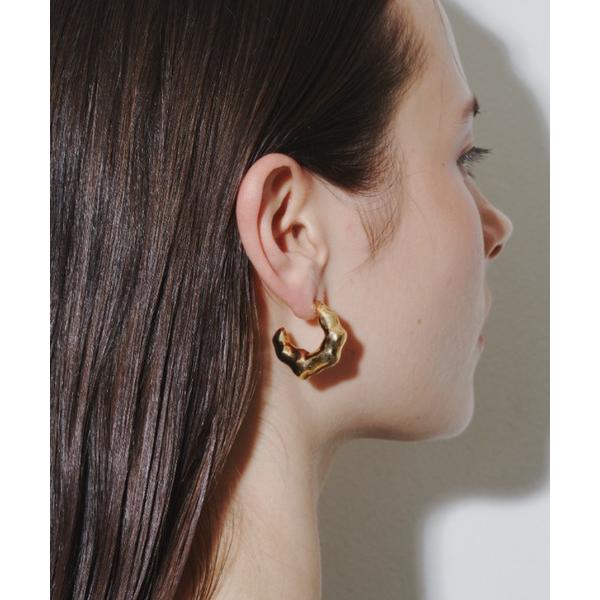 ピアス 「金属アレルギー対応」Soil hoop pierce（ニュアンスフープピアス） レディース