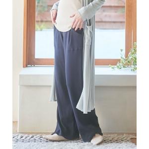マタニティ ワッフルスムース マタニティパンツ（マタニティ/授乳服）