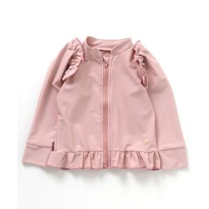 ラッシュガード ペプラムフリルラッシュガード_UVカット