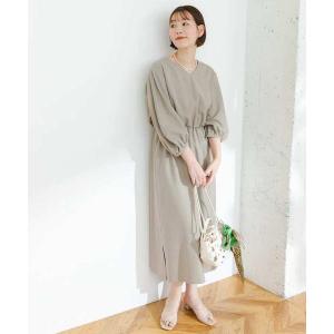 ワンピース F by ROSSO　Vネックウエストマークワンピース