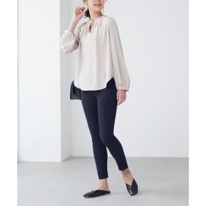 パンツ Tuche/トゥシェ ストレッチパンツ スキニースタイル レーヨン混 アンクル丈 レディース