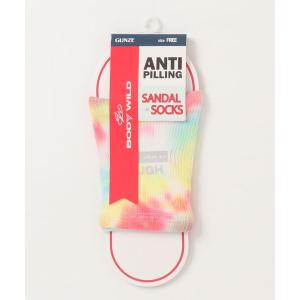靴下 BODYWILD/ボディワイルド サンダル専用ソックス 綿混