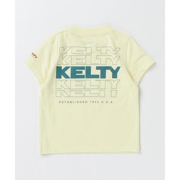 tシャツ キッズ　バックタイポロゴプリントTシャツ（速乾） キッズ 子供服 男の子 女の子