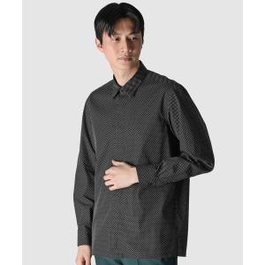 シャツ ブラウス メンズ PIN DOT PRINT FLY FRONT SHIRT｜zozo