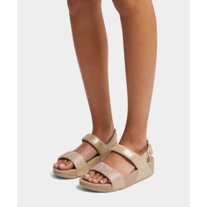 サンダル 「fitflop」フィットフロップ LULU CRYSTAL EMBELLISHED BACK-STRAP SANDALS レディース