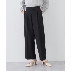 パンツ タックワイドパンツ