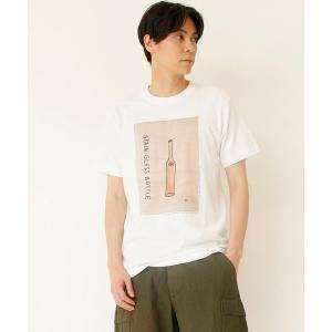 tシャツ 「GREENable HIRUZEN×JOHNBULL×毎来寺」コラボレーションプリントTシャツ(SPAIN GLASS BOTTLE) メ