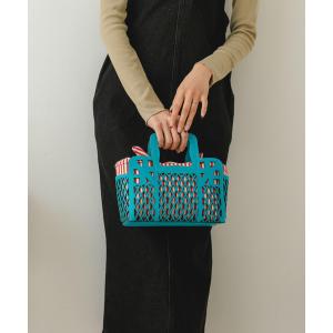 ハンドバッグ ANITA BILARDI　レザーカットワークバッグ