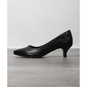 パンプス AAA+Feminine ふわふわインソールリクルート ローヒールパンプス