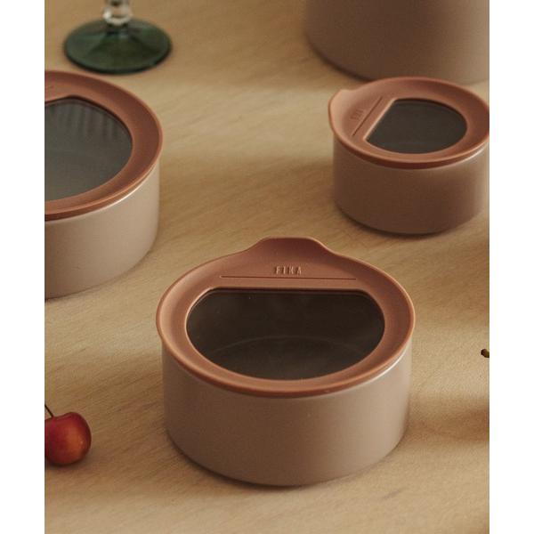キッチン FIKA ONE 陶磁器製食品ガラス容器 600ml