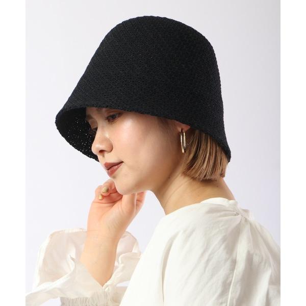 帽子 ハット PAGE ONE らせん編ベルＨＡＴ レディース