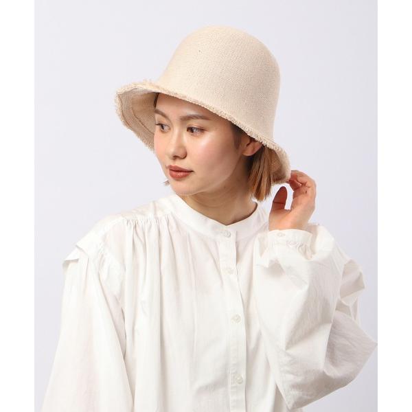 帽子 ハット PAGE ONE サーモ編立チューリップハット レディース