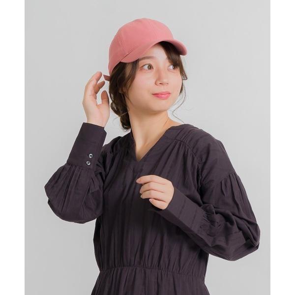 キャップ 帽子 PAGE ONE 麻混キャップ レディース