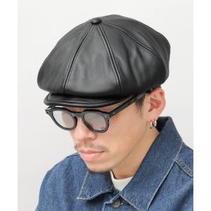 帽子 キャスケット メンズ 本革 ビッグシルエット キャスケットハンチング｜ZOZOTOWN Yahoo!店
