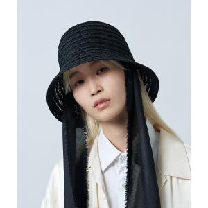 帽子 ハット 「La Maison de Lyllis」スカーフ付きクロシェバケットハット CLOCHE SCARF/2231017 レディース