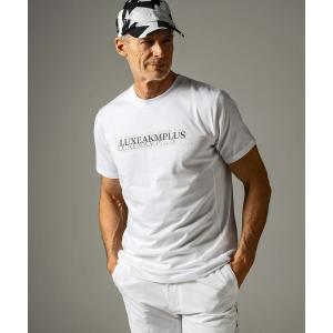tシャツ Tシャツ メンズ LUXEAKMPLUS(リュクスエイケイエムプラス)ゴルフ マルチロゴ半袖Tシャツ