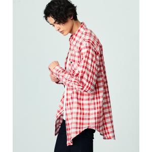 シャツ ブラウス メンズ Lee/リーウエスタンデニムシャツ  チェック 柄｜ZOZOTOWN Yahoo!店