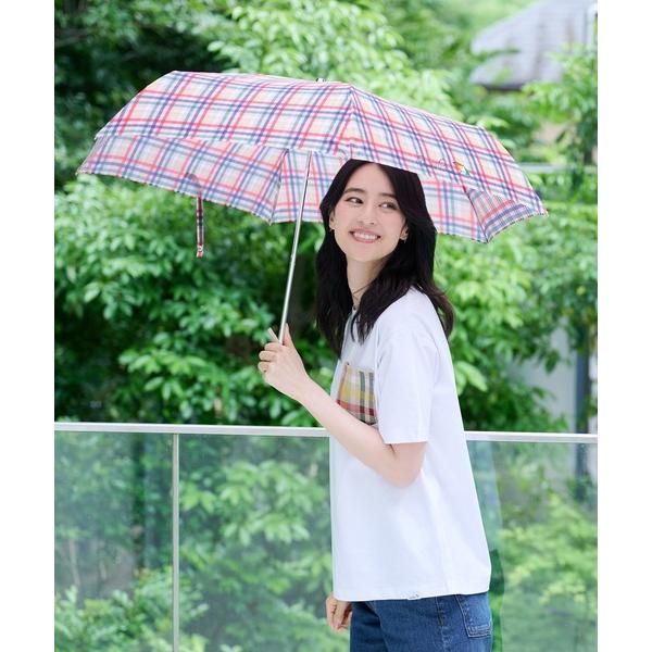 折りたたみ傘 ハウスチェック 晴雨兼用 シェア 折り畳み傘 レディース メンズ