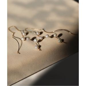 con affetto ピアス K10ピンクトルマリンピアス レディース : ZOZOTOWN