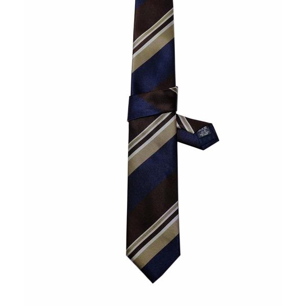 ネクタイ 「クリケット」 Cricket 6色メランジ ツイル ビッグストライプ柄 ネクタイ