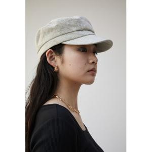 帽子 キャスケット LINEN LIKE CASQUETTE/リネンライクキャスケット