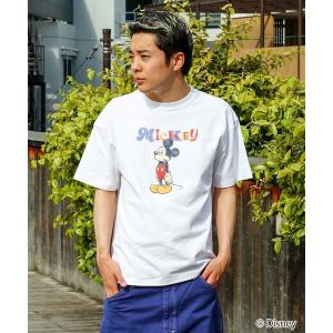 tシャツ Tシャツ メンズ 「OUTDOOR PRODUCTS/アウトドアプロダクツ」「DISNEY/ディズニー」ミッキー 　パッチ（ 101 匹わん