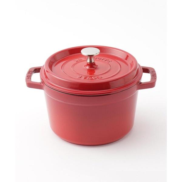 レディース グランドココット ラウンド 20cm チェリー 「STAUB ストウブ」