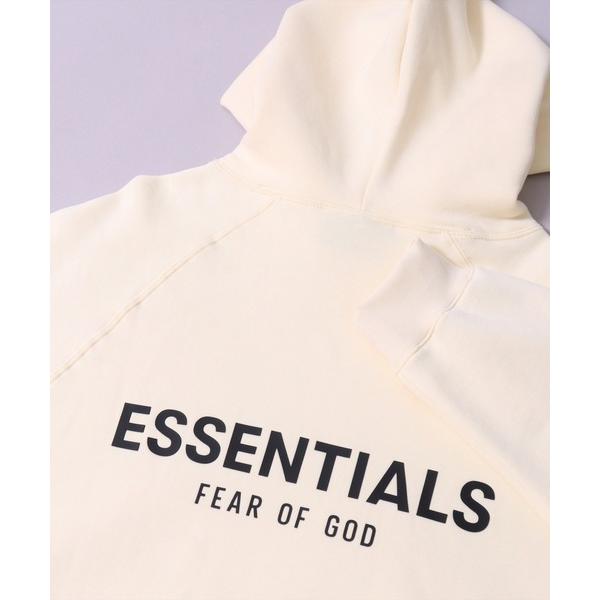 パーカー (CM)「ESSENTIALS FEAR OF GOD」ブランド バックロゴ プリント ス...
