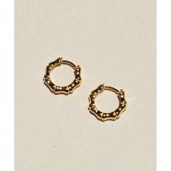 ピアス レディース 925 SMALL BAMBU HOOP EARRINGS