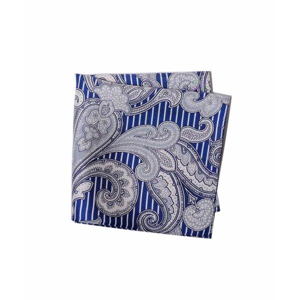 ポケットチーフ 「クリケット」 Cricket シルク プリント ポケットチーフ メンズ