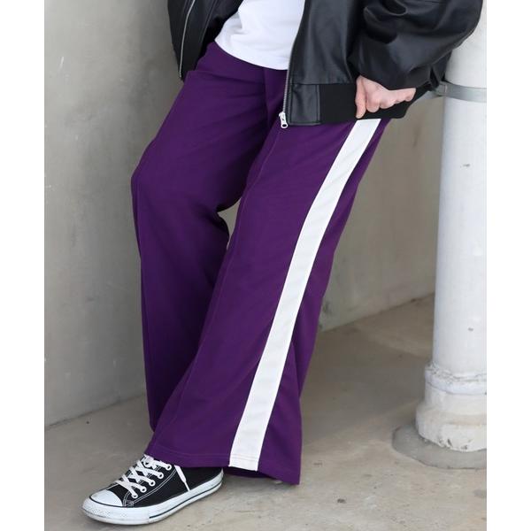 パンツ side line flared pants/サイドライン フレア パンツ メンズ レディー...