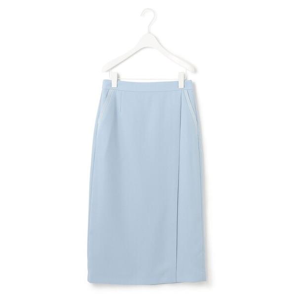 スカート 「接触冷感・UVケア・速乾・洗える」FluidBackSatin ナロースカート