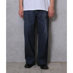 パンツ デニム ジーンズ メンズ USA COTTON DENIM　SAILOR PANTS｜ZOZOTOWN Yahoo!店