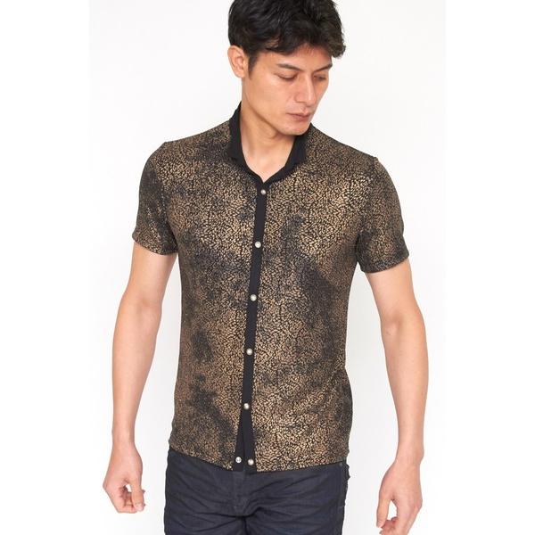シャツ TORNADO MART∴アニマルMIXラメカットシャツ メンズ