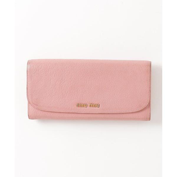 レディース 「miu miu」 財布 - ピンク