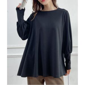 tシャツ Aラインフレアカットソー レディース