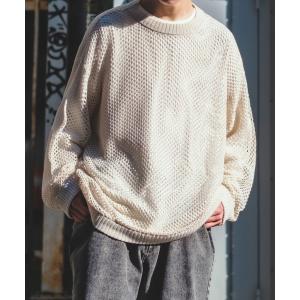 ニット LOCALINA/ロカリナ MESH KNIT LSメッシュニットL/Sユニセックス