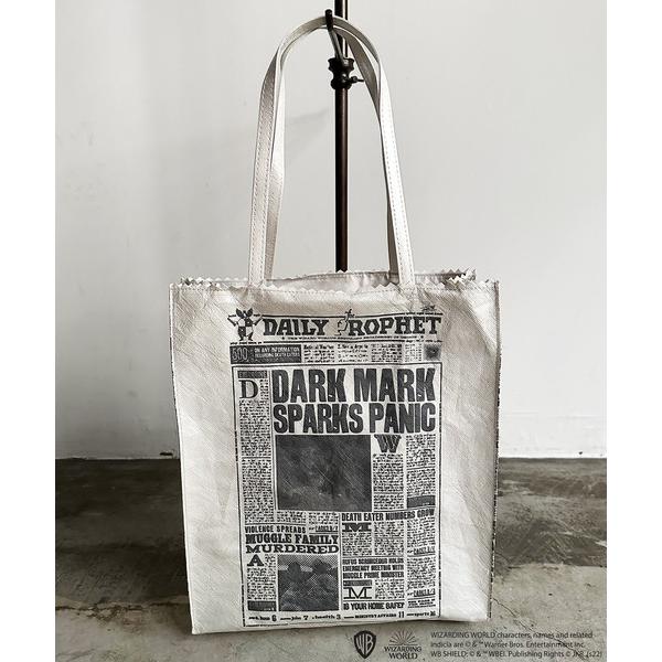 トートバッグ FLAPPER フラッパー:HarryPotter ハリー・ポッター 日刊予言者新聞ペ...