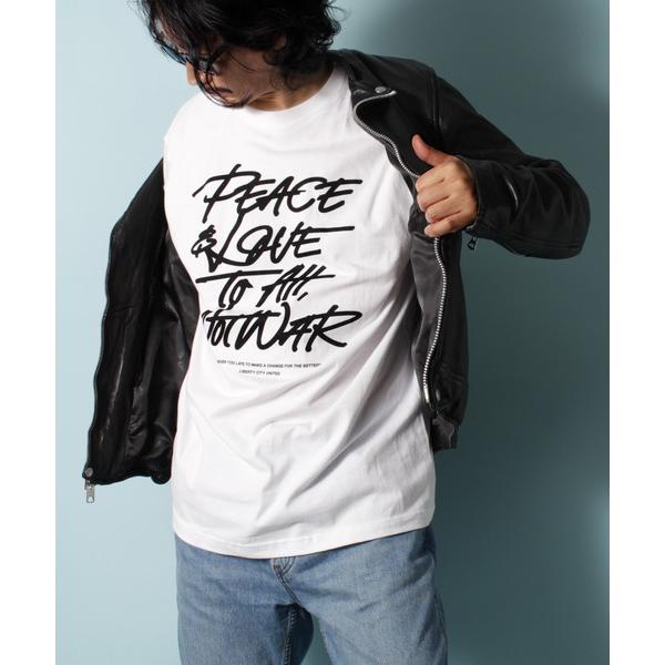 tシャツ 「LIBERTY CITY/リバティーシティ」 「PEACE＆LOVE」 ロンT メンズ ...