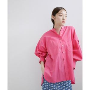 シャツ ブラウス TCブロードバンドカラーシャツ