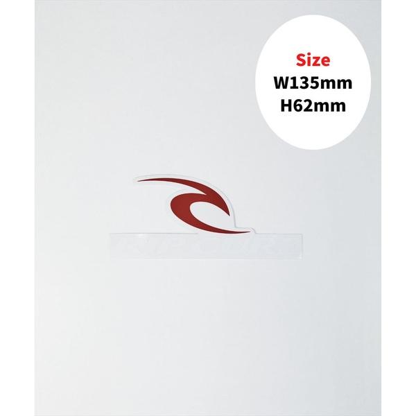 ステッカー 「RIPCURL（リップカール）」CORPORATE LOGO ステッカー W135mm...