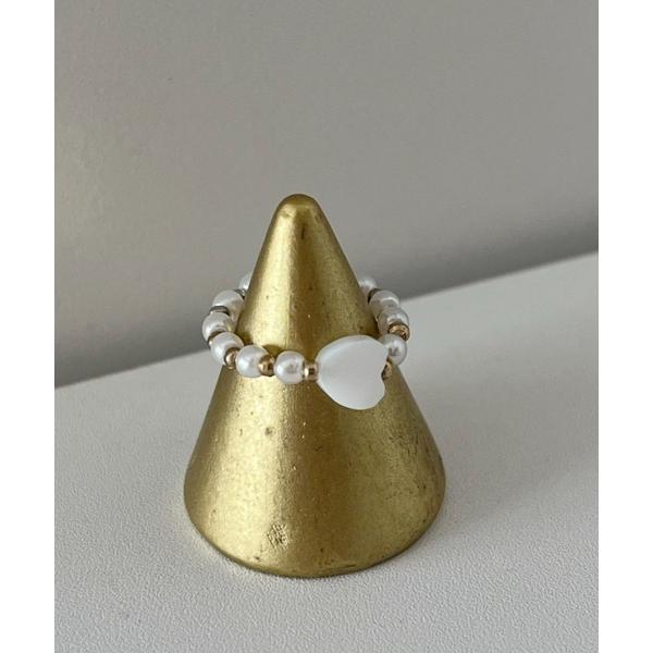 指輪 リング ハートパールリング レディース