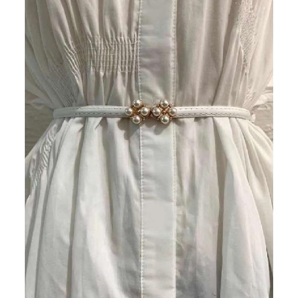 ベルト ドレス・ワンピースに　調整可能ベルト レディース