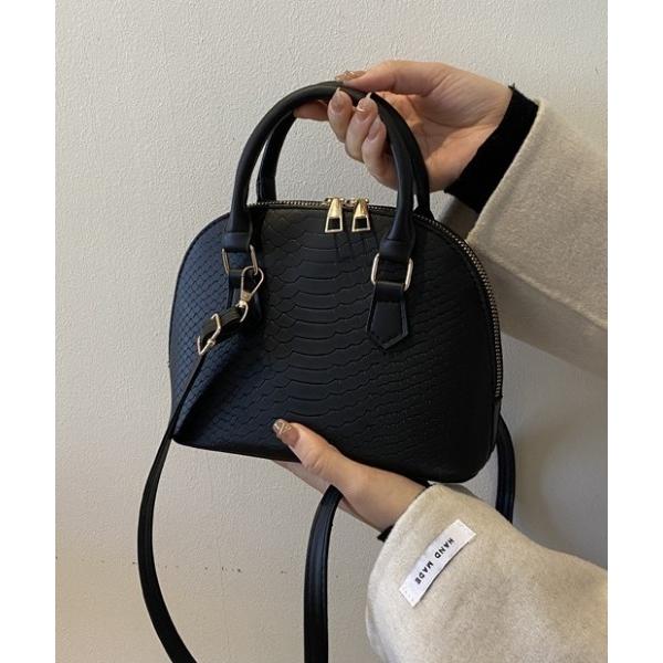 ショルダーバッグ バッグ 「SETUP7」ダブルジッパークロコ型押し2WAYワンハンドルバッグ KN...