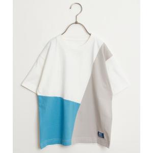 tシャツ Tシャツ キッズ USAコットン 斜め切り替えTシャツ（120~160cm）｜ZOZOTOWN Yahoo!店