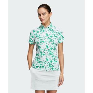 サイズ：36 ZOY ゾーイ 071602002 半袖ポロシャツ 総柄 ピンク系 [240101416501] ゴルフウェア レディース ストスト ZOY ゾーイ 半袖ポロシャツ 花柄 ピンク系 36 ゴルフウェア