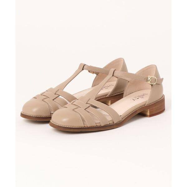 パンプス Tストラップセパレートパンプス