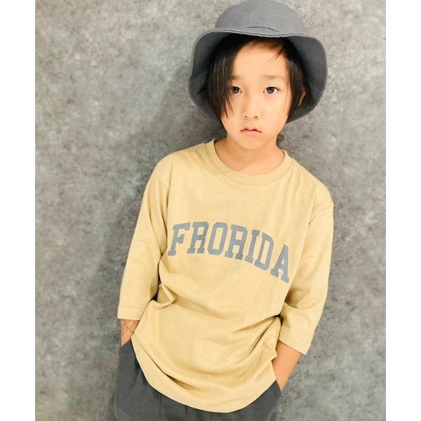 tシャツ プリントゆるっと七分袖T キッズ 子供服 男の子 女の子